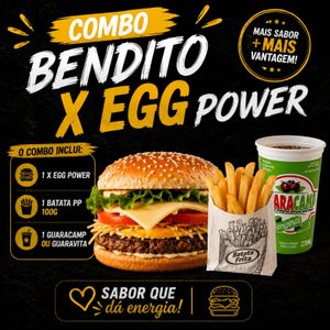 imagem do produto 1 BENDITO X EGG POWER + 1 GUARACAMP + 1 BATATA PP
