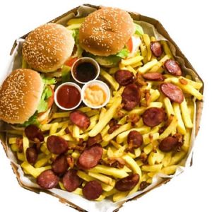 imagem do produto COMBO TRIO  3 X-TUDO PÃO BIMBO+BATATA COM CHEDDAR E CALABRESA