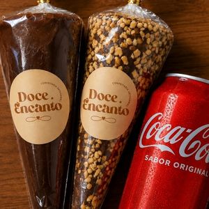 imagem do produto Combo Casal - 2 Cones Trufados e um Refri