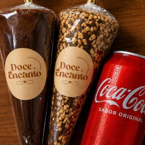 imagem do produto Combo Casal - 2 Cones Trufados e um Refri