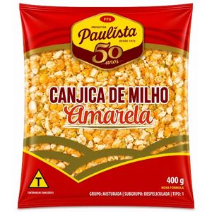 imagem do produto Canjica de milho amarela Paulista 400g