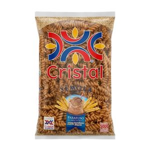 imagem do produto Macarrão Cristal, Parafuso Integral, 500g