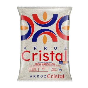 imagem do produto Arroz Cristal, Tipo 1, 5kg