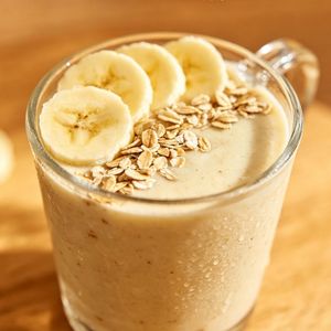 imagem do produto Banana, leite e aveia