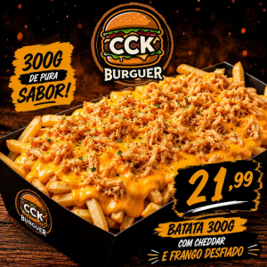 imagem do produto Batata - cheddar e frango desfiado 