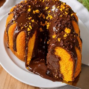 imagem do produto Bolo de cenoura com chocolate 🍫
