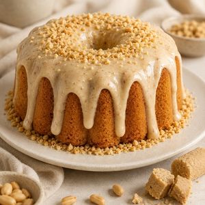 imagem do produto bolo de paçoca com amendoim