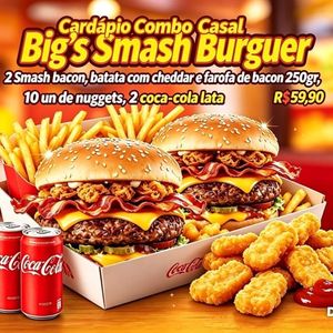 imagem do produto Combo Casal Big's Smash Burguer