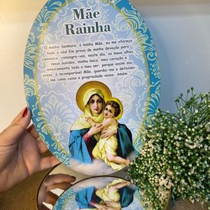 imagem do produto MDF Oval para parede Mãe Rainha 