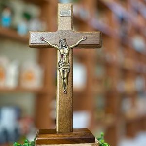 imagem do produto Crucifixo madeira Imbuia 