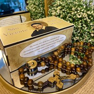 imagem do produto Caixa+terço São Vicente de Paulo G  