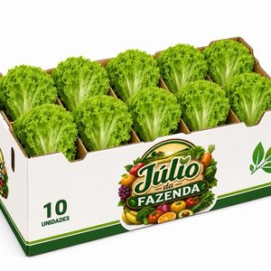 imagem do produto Cx de alface com 10 unid 
