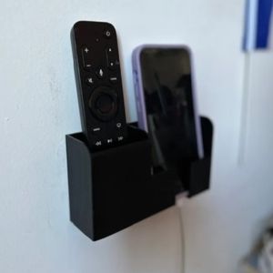 imagem do produto Suporte Duplo de Parede para Celular e Controle