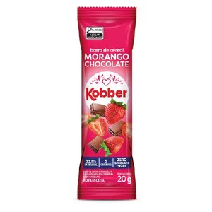 imagem do produto Kobber Barra de Cereal Morango & Chocolate 18g Cada 