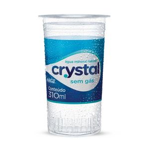 imagem do produto Água Mineral Natural Crystal Sem Gás (Copo 310ml)