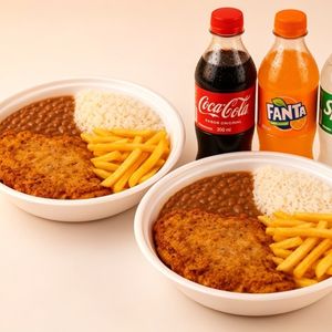 imagem do produto 2 marmita G+2 refri da sua preferência