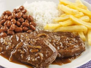 imagem do produto Contra Filé Acebolado & Fritas (P)