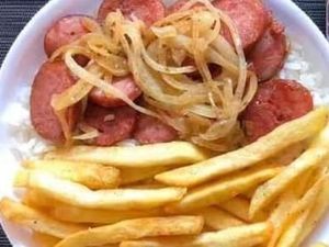 imagem do produto Calabresa Acebolada c/ Fritas (P)