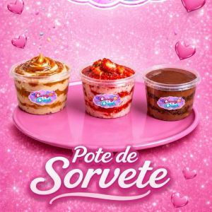 imagem do produto Pote de Sorvete - chocolate 200ml