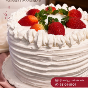 imagem do produto Fatia de torta - brigadeiro de ninho com morango
