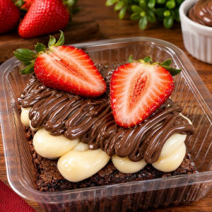 imagem do produto Brownie Ninho Nutella e morango 