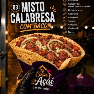 imagem do produto Misto calabresa com bacon 