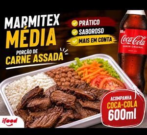 imagem do produto Combo Marmita do Dia+ carne + coca 600
