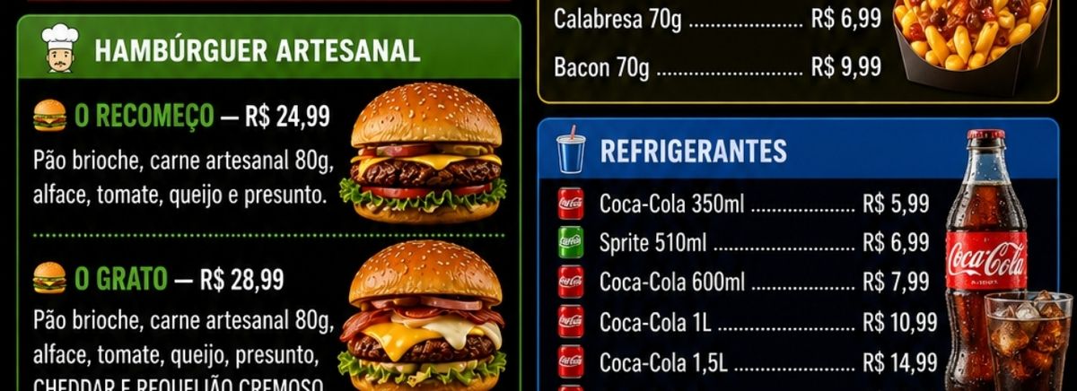 M&S HAMBURGUERIA REVIRAVOLTA logo