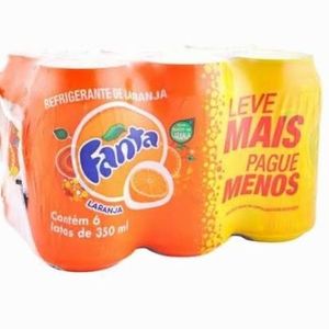 imagem do produto Fanta Laranja lata 350ml fardo com 6