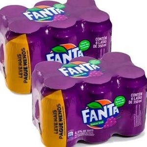 imagem do produto Fanta Uva lata 350ml fardo com 6