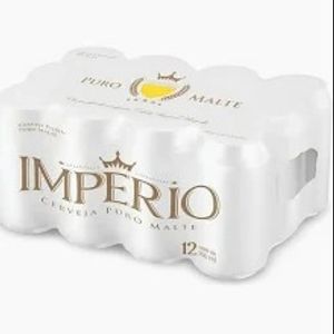 imagem do produto Império Puro Malte Lata 350 ml Fardo 12 unidades
