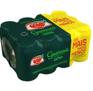 imagem do produto Guarana antarctica zero lata 350 ml fardo com 12
