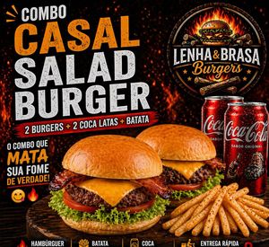imagem do produto Combo casal salad burger
