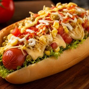 imagem do produto Cachorro quente completo com purê