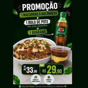 imagem do produto Almoço + bebida + sobremesa