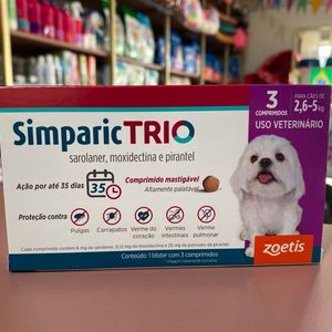 imagem do produto Simparic Trio 6mg