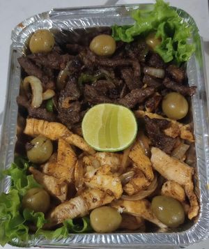 imagem do produto Isca de frango, calabresa e batata frita