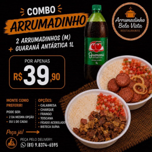 imagem do produto 2 Arrumadinho M + Guaraná 1 Litro