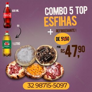 imagem do produto 5 Top Esfiha + Refrigerante!