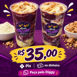 imagem do produto  2 açaí 550 ml