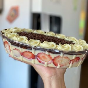 imagem do produto Torta belga com morangos 