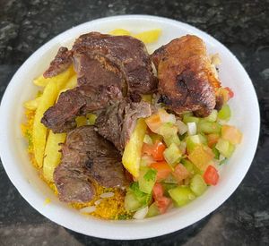 imagem do produto Marmitex 2 Churrasco- Carne e Frango