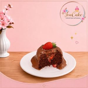 imagem do produto Mini vulcão gourmet brigadeiro com morango 230g