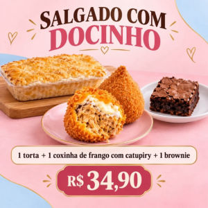 imagem do produto Salgado com docinho