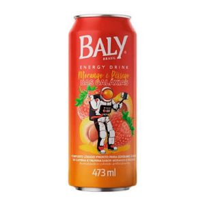 imagem do produto Energético Baly morango e pessego 473ml