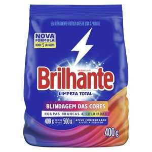 imagem do produto Lava Roupas em Pó Limpeza Total Brilhante 400g