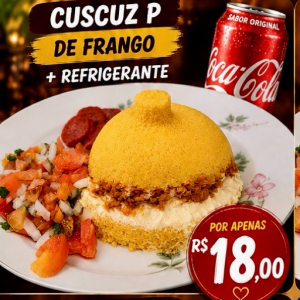 imagem do produto Cuscuz de frango P + Refri