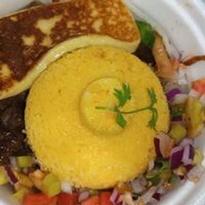 imagem do produto Cuscuz, Carne de sol, cebola, queijo coalho e vinagrete