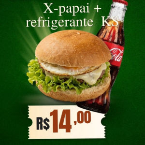 imagem do produto Casadinho X papai + refrigerante KS