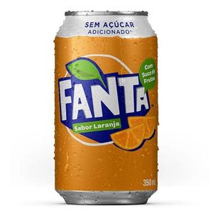 imagem do produto Fanta Laranja Zero Lata 350ml